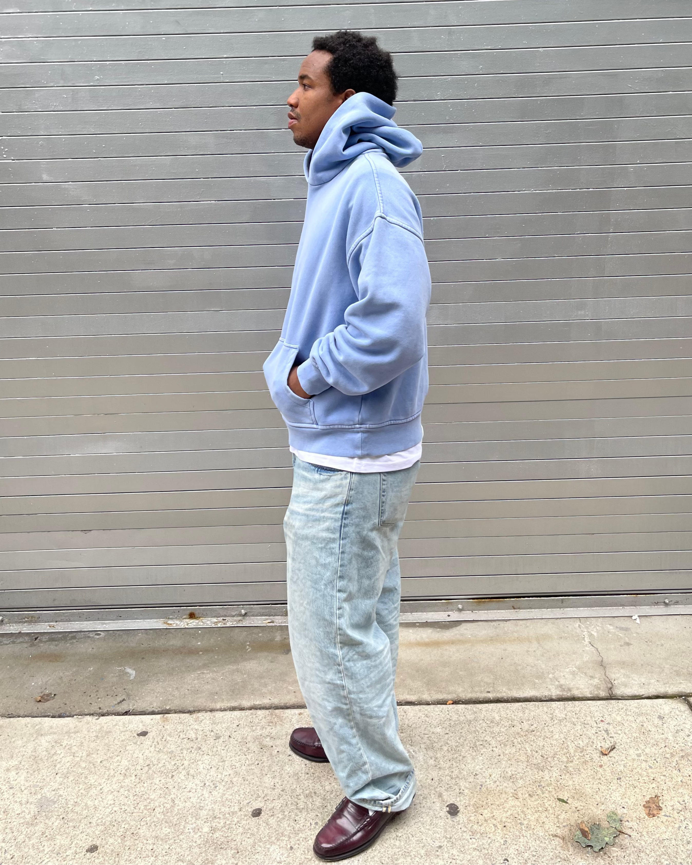 VINTAGE BLUE HOODIE