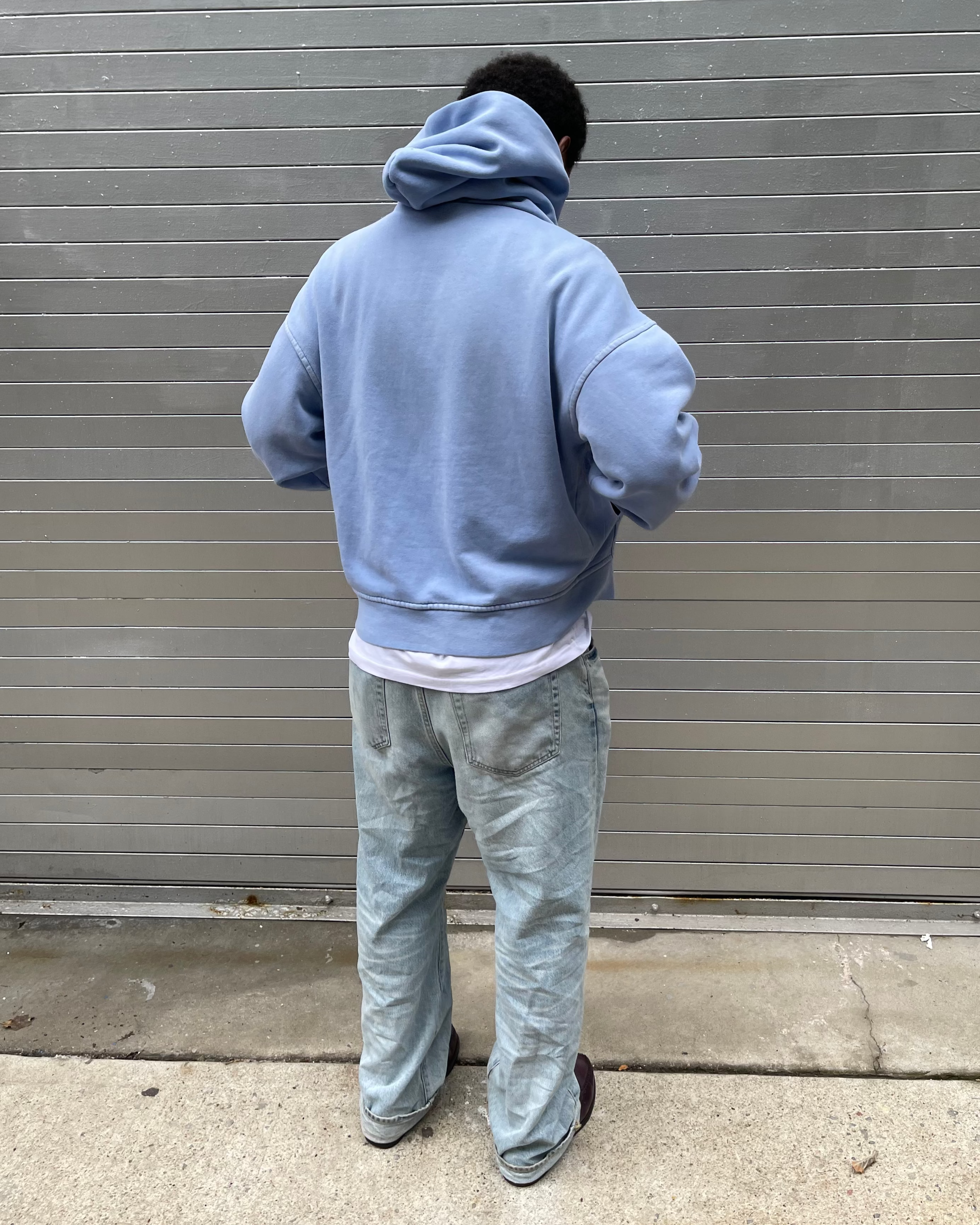 VINTAGE BLUE HOODIE