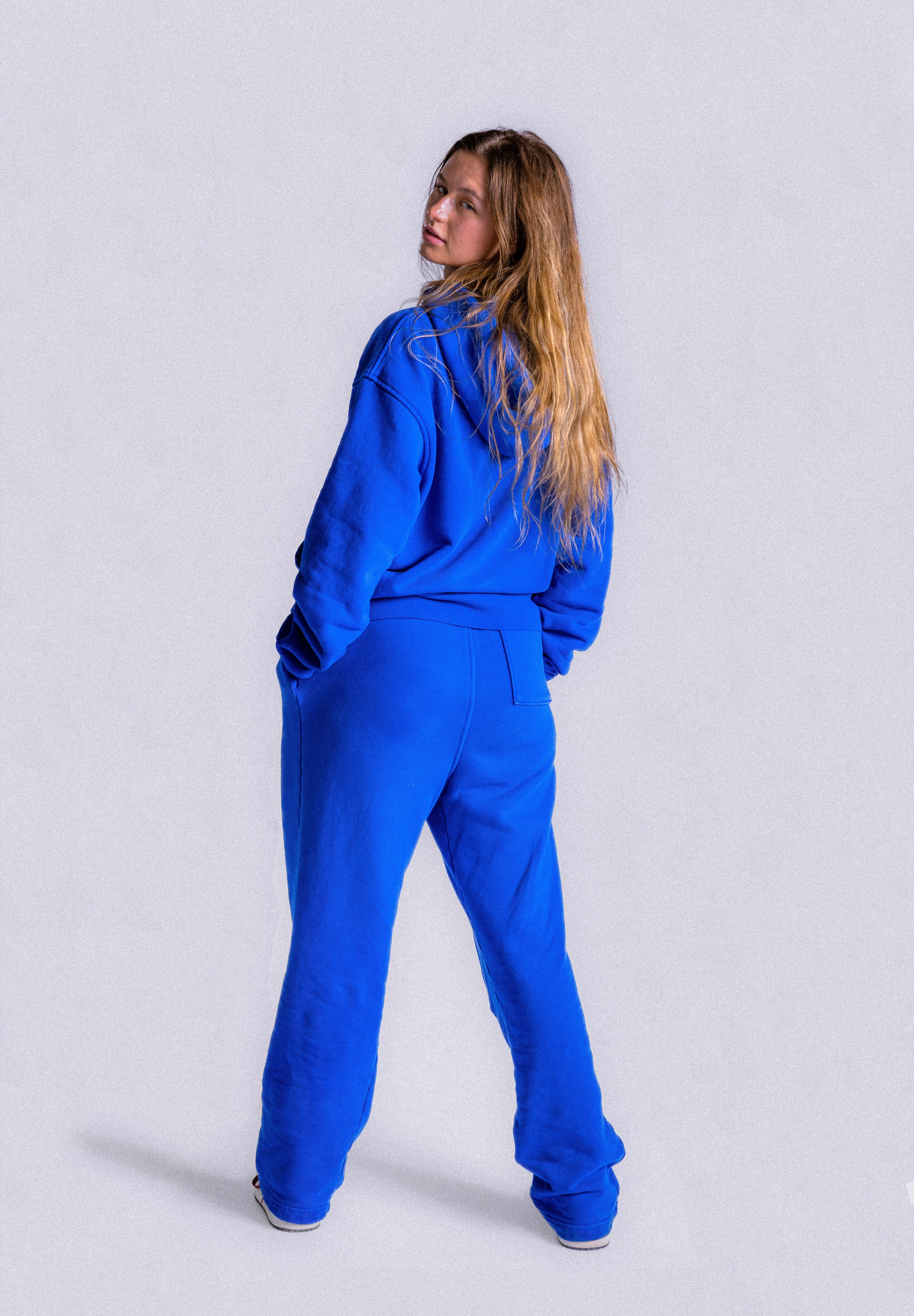 BLUE FLEECE SWEATPANT